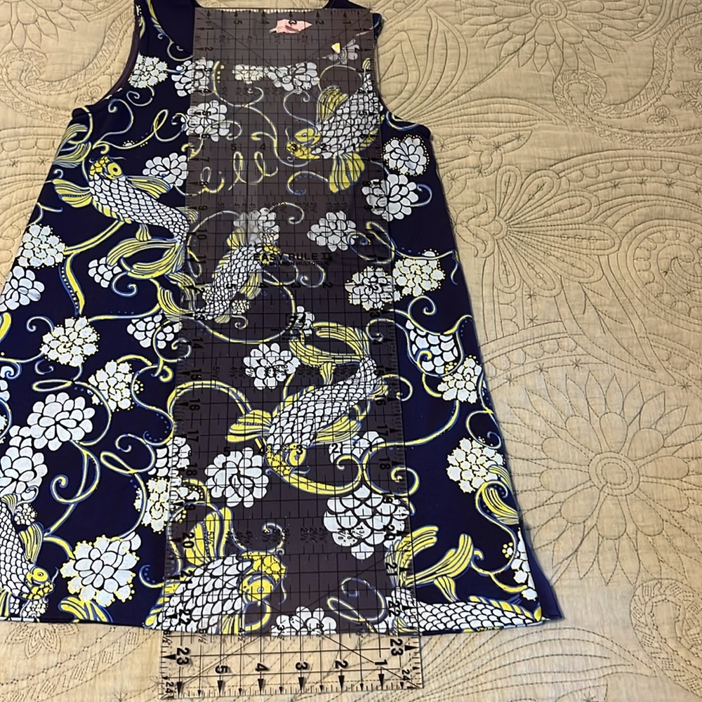 Lilly Pulitzer Blue Koi Fish Dress - Girls Size 5 - Picture 13 of 13